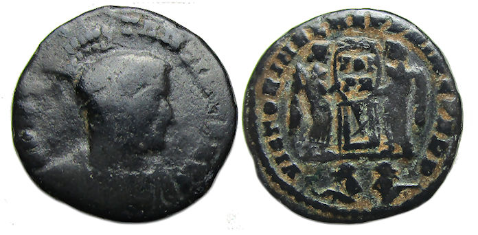 Constantine I Ae : VLPP Type with Captives in Exergue